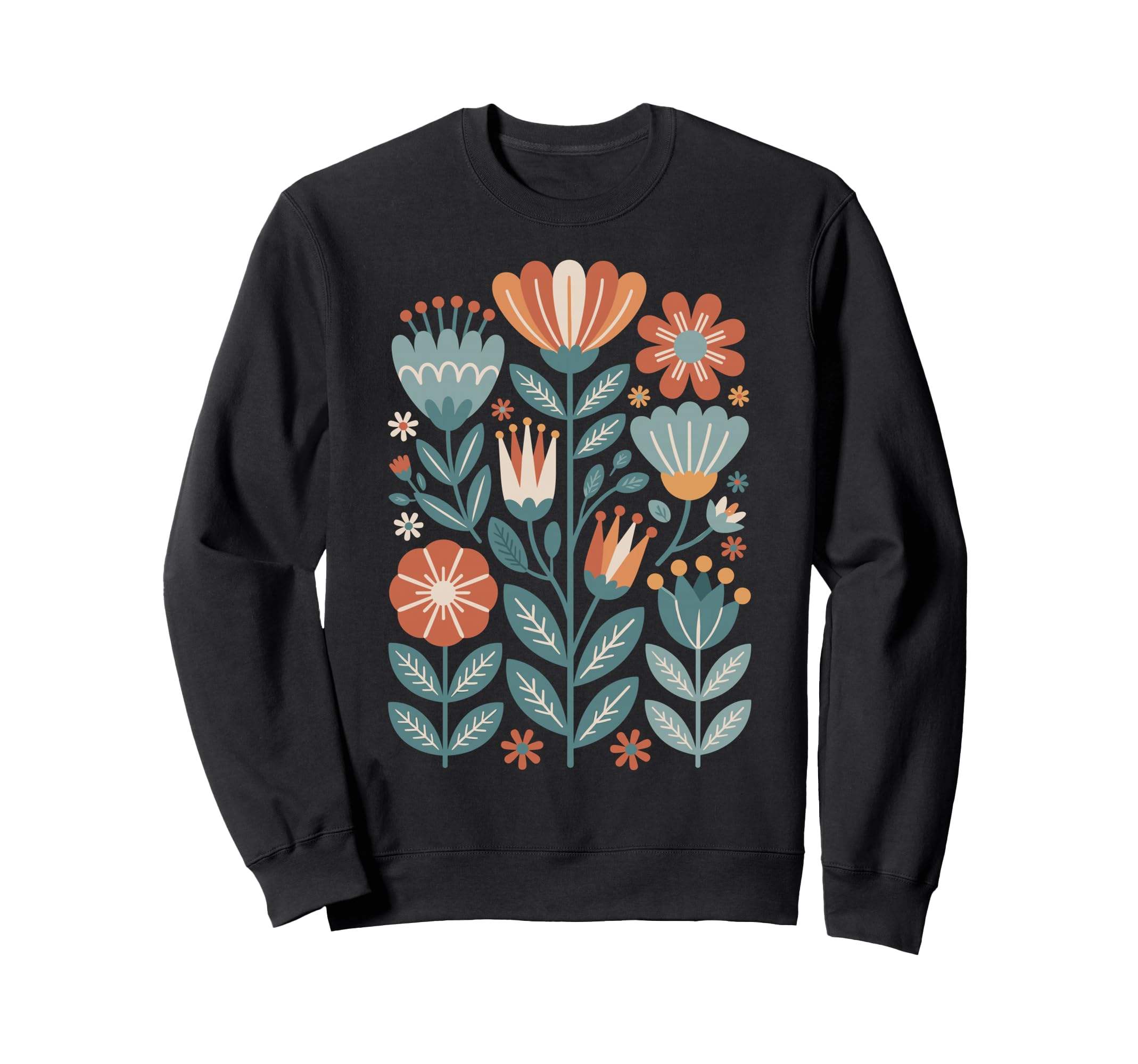Floral Wildflower Botanical Garden Art Sweatshirt - Custom Art Print Unisex - T-Shirt, Sweatshirt, Hoodie