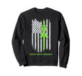 American Flag Patriotic Mental Health Sweatshirt - Streetwear Style Unisex - T-Shirt, Sweatshirt, Hoodie