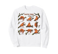Chakras Mandala Sloth Yoga Poses Sweatshirt - Streetwear Style for Adults - T-Shirt, Sweatshirt, Hoodie