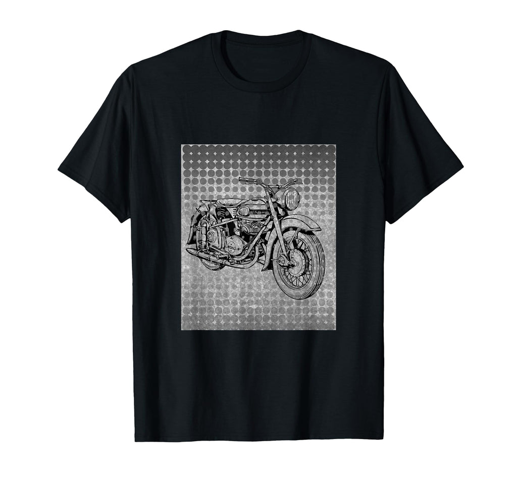 Motorcycle Drawing T-Shirt - Graphic Print Men Women - T-Shirt, Sweatshirt, Hoodie