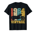 61St Birthday Biker 61 Years 1964 T-Shirt - Unique Graphic Men Women - T-Shirt, Sweatshirt, Hoodie