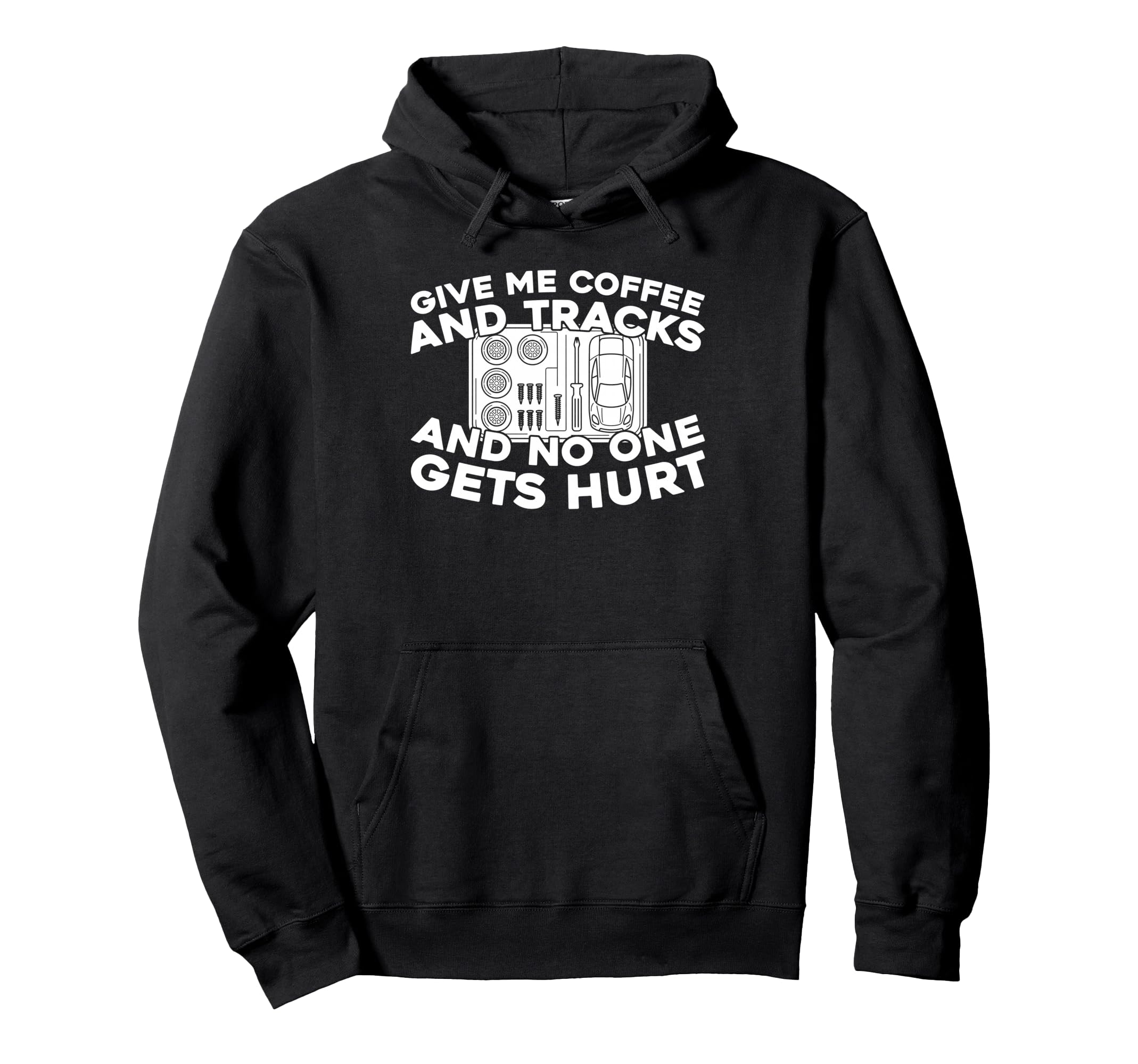 Slot Cars Track Miniature Hobby Slot Hoodie - Novelty Apparel Men Women - T-Shirt, Sweatshirt, Hoodie