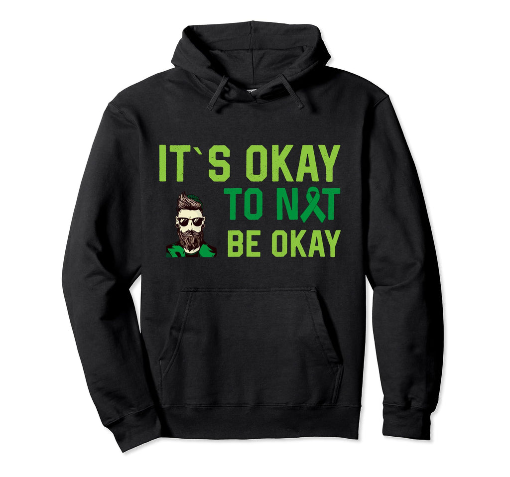 It S Okay To Not Be Okay Mental Awareness Hoodie - Minimalist Print Unisex - T-Shirt, Sweatshirt, Hoodie