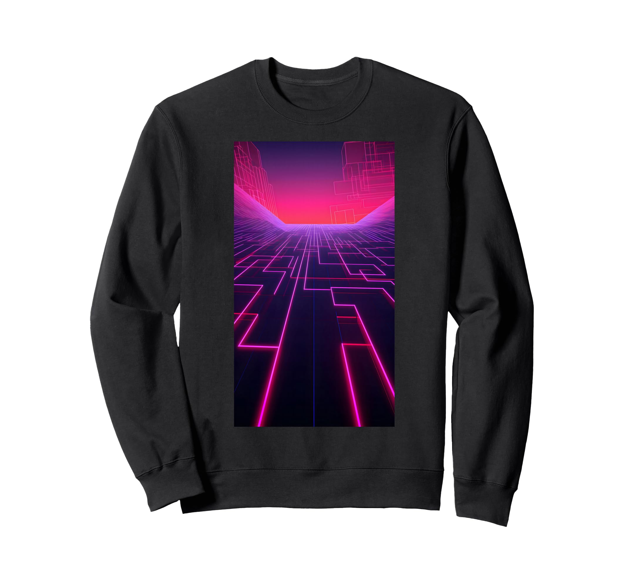 Retrowave Vaporwave 80S Sweatshirt - Casual Everyday Wear Men Women - T-Shirt, Sweatshirt, Hoodie