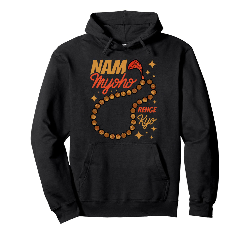 Mala Beads Nam Myoho Renge Kyo Hoodie - Aesthetic Graphic Men Women - T-Shirt, Sweatshirt, Hoodie