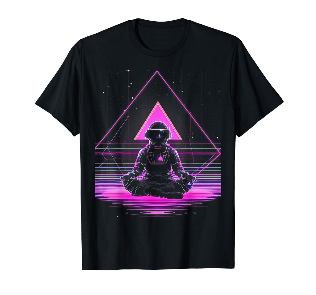 Synthwave Astronaut Cyberpunk 80S Sci Fi 70 T-Shirt - Graphic Print Unisex - T-Shirt, Sweatshirt, Hoodie