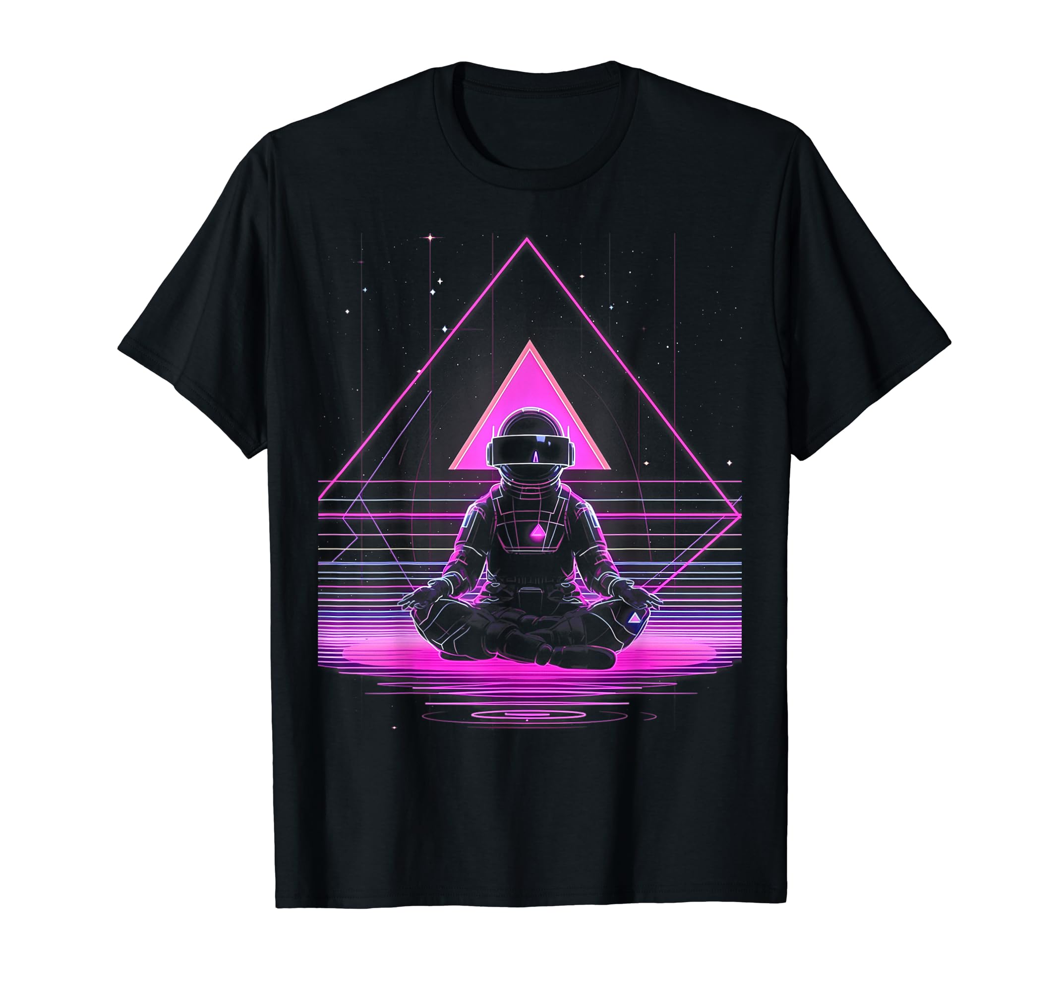 Synthwave Astronaut Cyberpunk 80S Sci Fi 70 T-Shirt - Graphic Print Unisex - T-Shirt, Sweatshirt, Hoodie