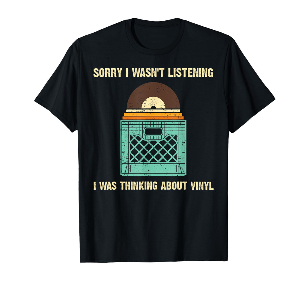 Vinyl Dj Vinyl Record Lovers Music Player T-Shirt - Graphic Print Unisex - T-Shirt, Sweatshirt, Hoodie