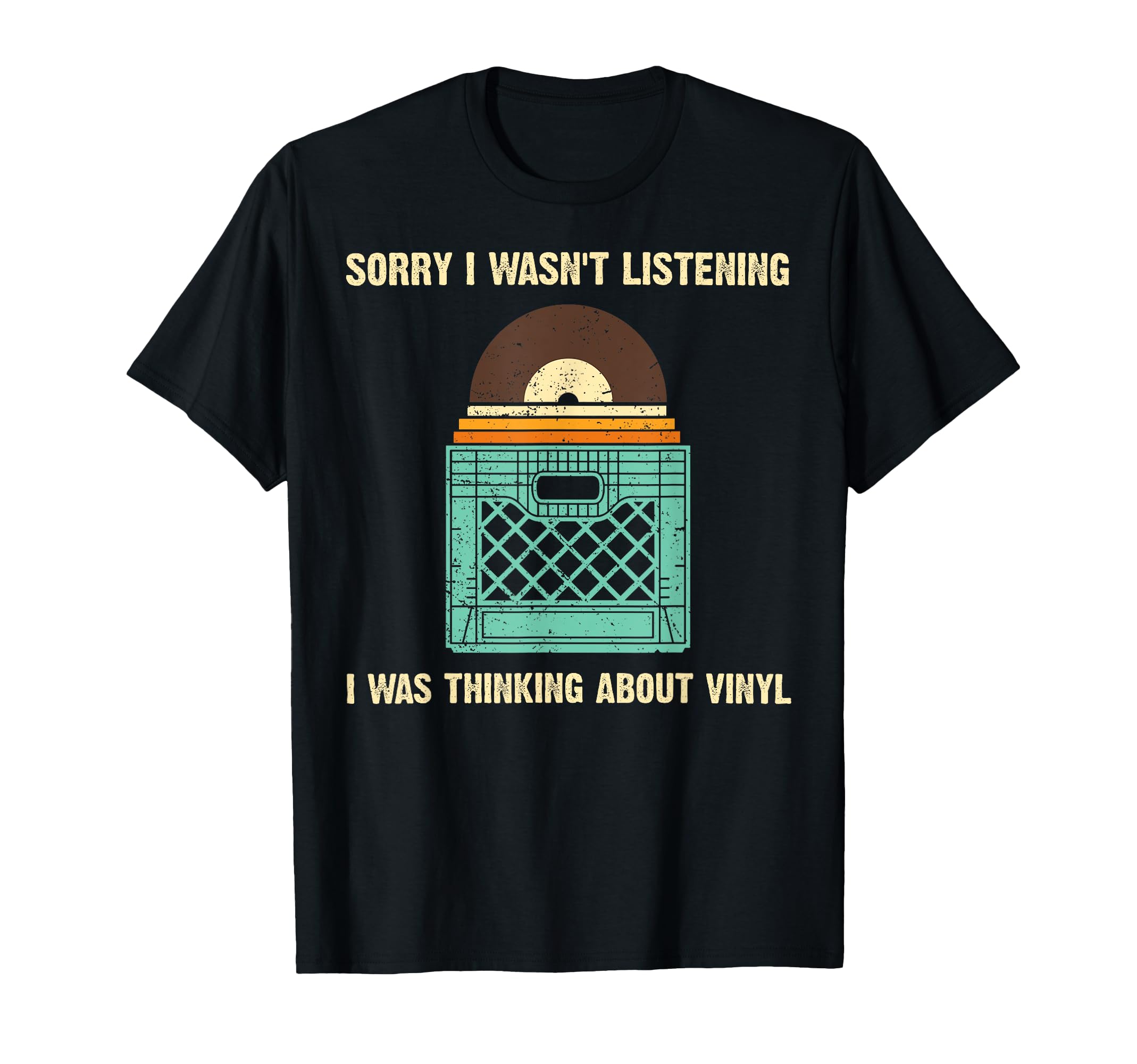 Vinyl Dj Vinyl Record Lovers Music Player T-Shirt - Graphic Print Unisex - T-Shirt, Sweatshirt, Hoodie