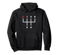 Car Gear Shifter Pattern Manual Transmission Hoodie - Graphic Print Unisex - T-Shirt, Sweatshirt, Hoodie