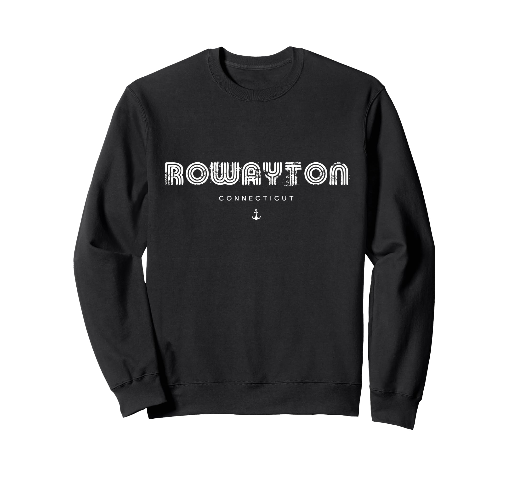Rowayton Connecticut Ct 70S 80S Type Sweatshirt - Custom Art Print Unisex - T-Shirt, Sweatshirt, Hoodie