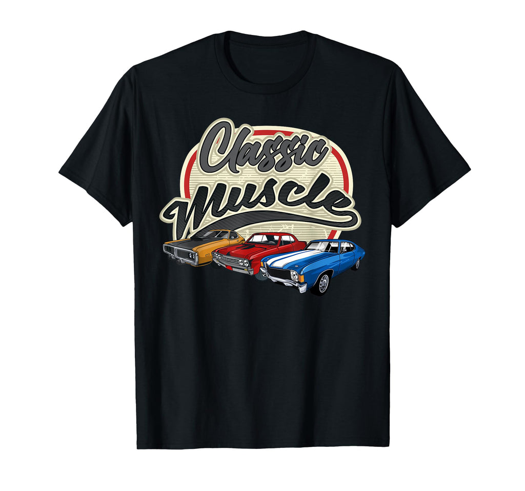 Muscle Car Engine Car Parts Muscle Car T-Shirt - Novelty Apparel Unisex - T-Shirt, Sweatshirt, Hoodie