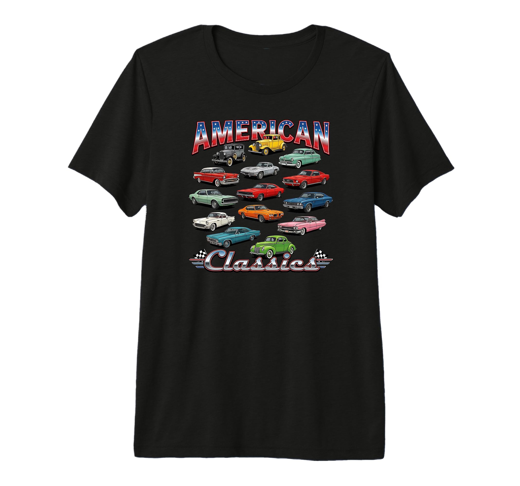 American Automobile Classics Tri Blend T-Shirt - Trendy Graphic Men Women - T-Shirt, Sweatshirt, Hoodie