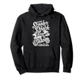 Scooter Beach Distressed Hoodie - Casual Everyday Wear Unisex - T-Shirt, Sweatshirt, Hoodie