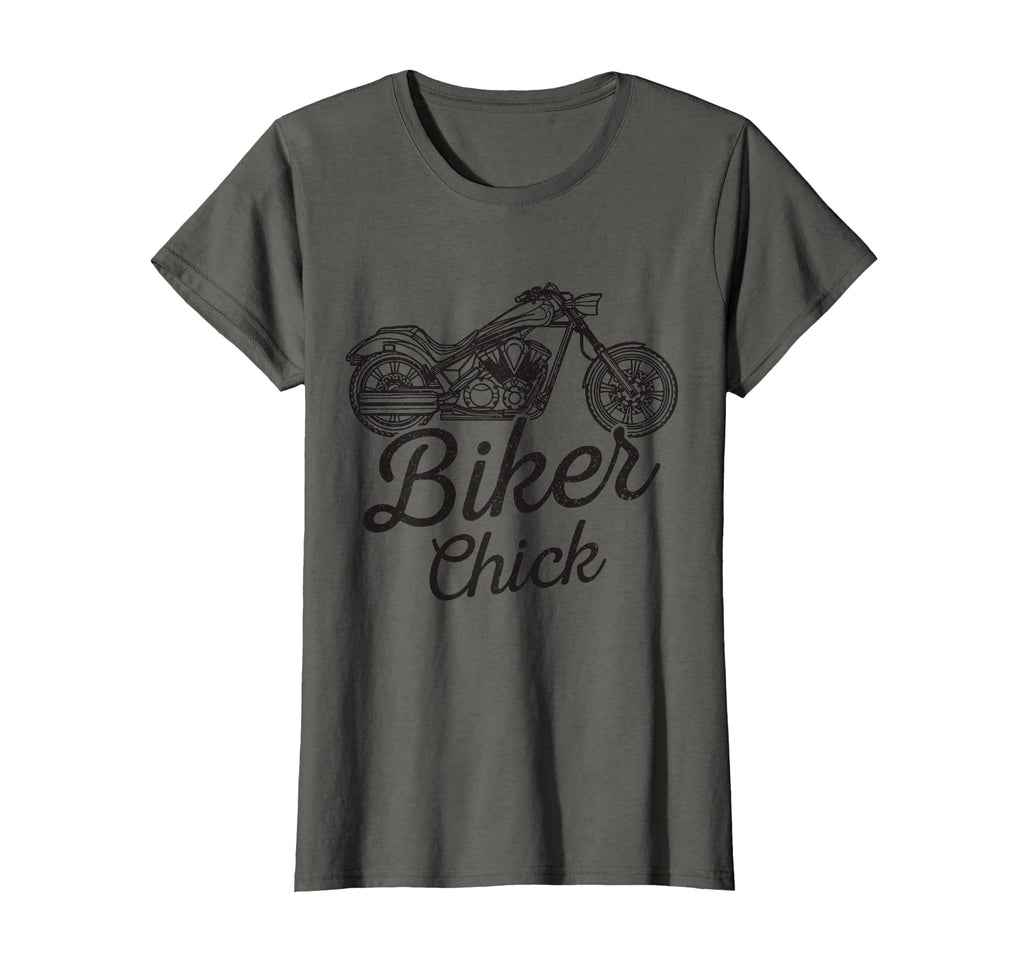 Biker Chick Motorcycle Biker T-Shirt - Trendy Graphic Men Women - T-Shirt, Sweatshirt, Hoodie