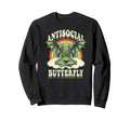 Cthulhu Antisocial Butterfly Cthulhu Sweatshirt - Aesthetic Graphic Unisex - T-Shirt, Sweatshirt, Hoodie