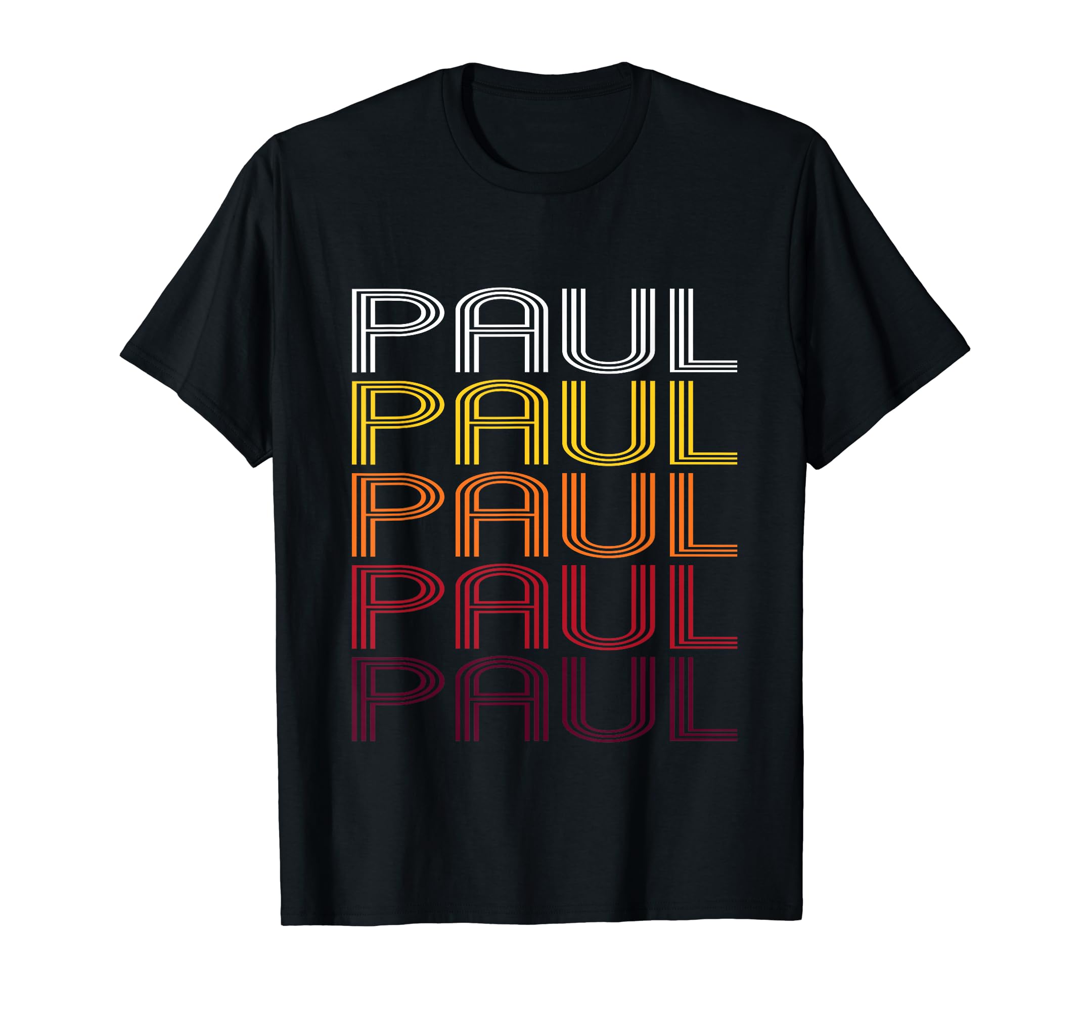 Paul Wordmark Pattern T-Shirt - Novelty Apparel Men Women - T-Shirt, Sweatshirt, Hoodie