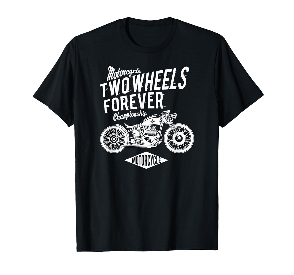 Motorcycle Bobber White T-Shirt - Novelty Apparel for Adults - T-Shirt, Sweatshirt, Hoodie