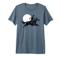 Minimalist Roping Cowboy Western T-Shirt - Fun Novelty Design Men Women - T-Shirt, Sweatshirt, Hoodie