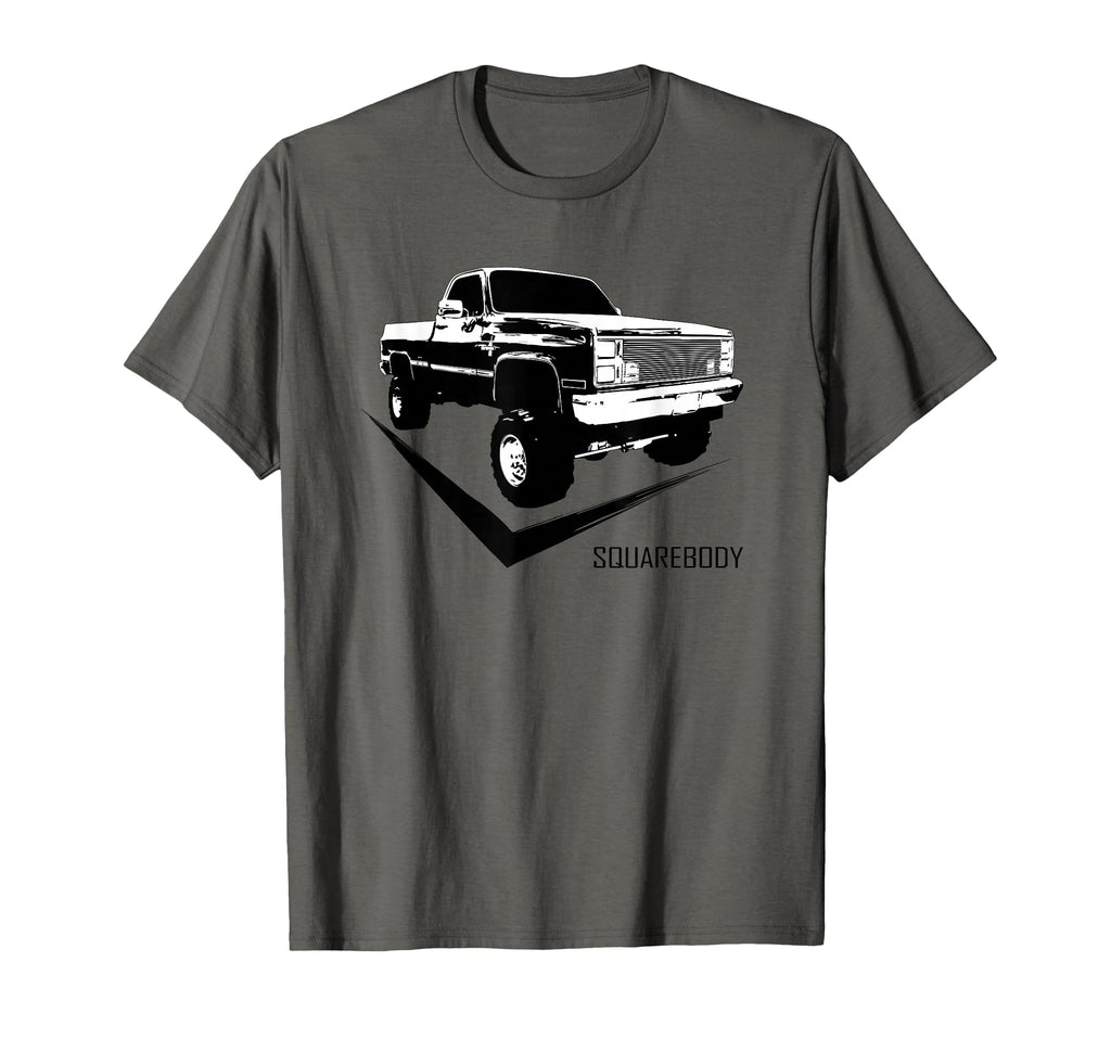 Squarebody Square Body Truck T-Shirt - Unique Graphic Men Women - T-Shirt, Sweatshirt, Hoodie