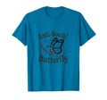 Gothic Antisocial Aesthetic Butterfly T-Shirt - Aesthetic Graphic Unisex - T-Shirt, Sweatshirt, Hoodie
