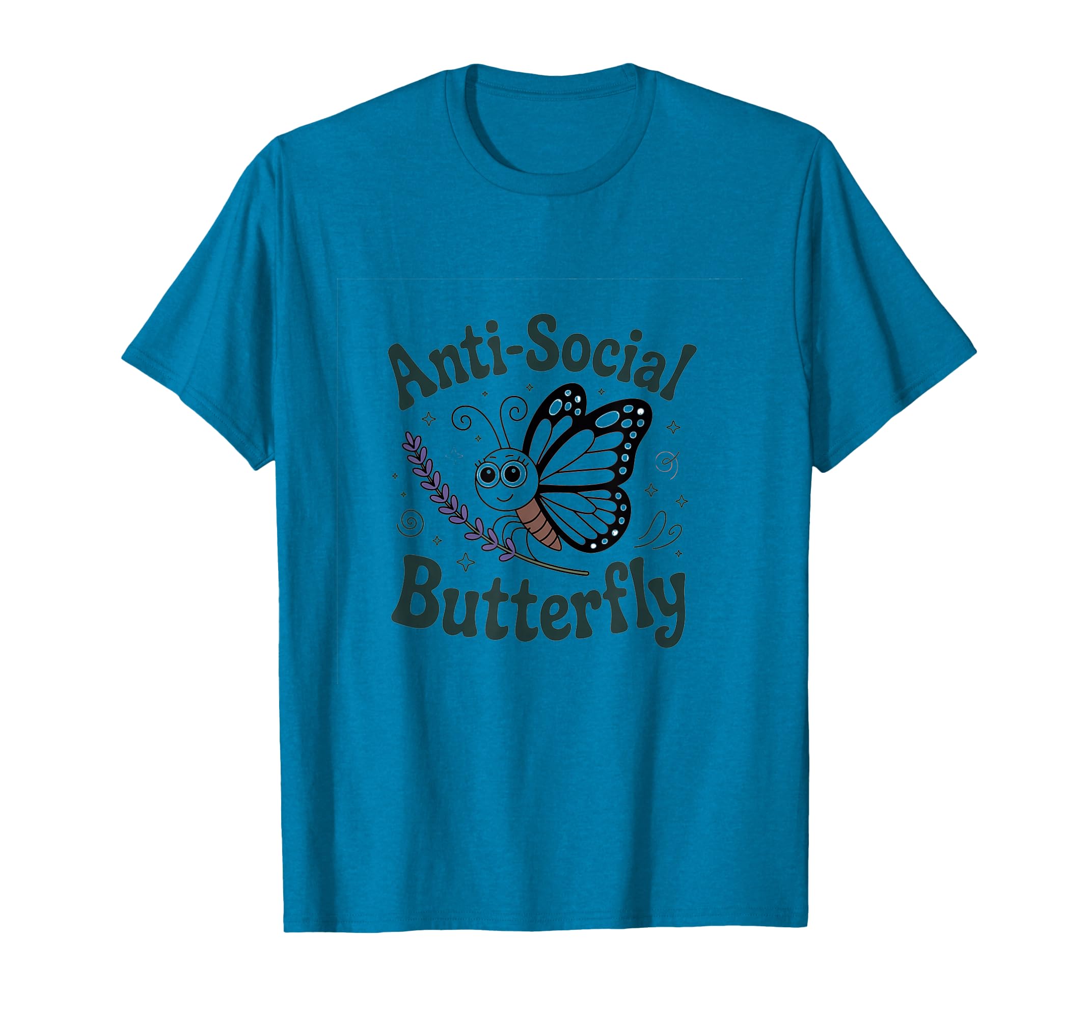 Gothic Antisocial Aesthetic Butterfly T-Shirt - Aesthetic Graphic Unisex - T-Shirt, Sweatshirt, Hoodie