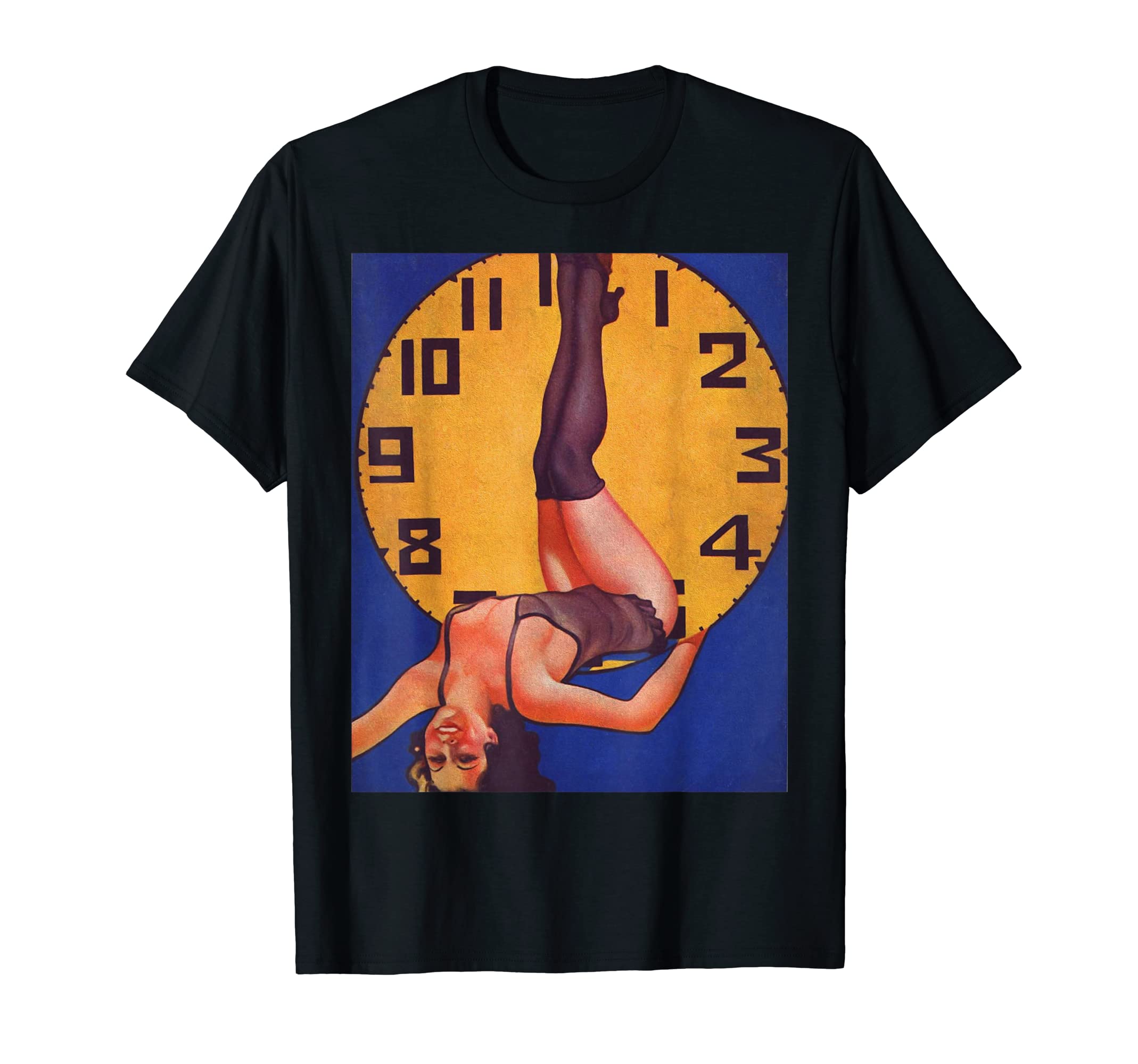 Sexy Pin Up Pulp Magazine Art T-Shirt - Minimalist Print for Adults - T-Shirt, Sweatshirt, Hoodie