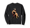 Pinup Puppy Dog Pet Sweatshirt - Custom Art Print Unisex - T-Shirt, Sweatshirt, Hoodie