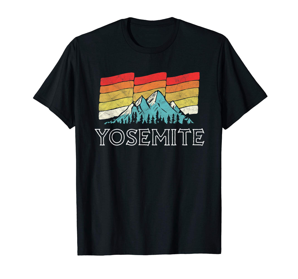 Yosemite National Park Wavy Sunset Sky T-Shirt - Novelty Apparel Men Women - T-Shirt, Sweatshirt, Hoodie
