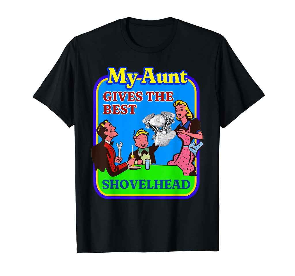My Aunt Give Best Hd Shovelhead T-Shirt - Custom Art Print for Adults - T-Shirt, Sweatshirt, Hoodie