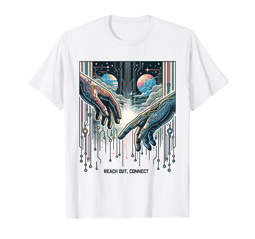 Reach Out Connect Mental Health T-Shirt - Fun Novelty Design Unisex - T-Shirt, Sweatshirt, Hoodie