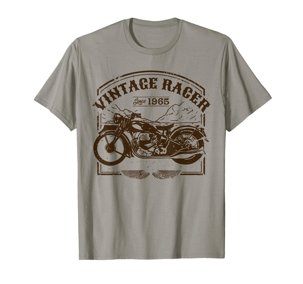 1965 Birthday Motorcycle Racer Bday T-Shirt - Novelty Apparel Men Women - T-Shirt, Sweatshirt, Hoodie