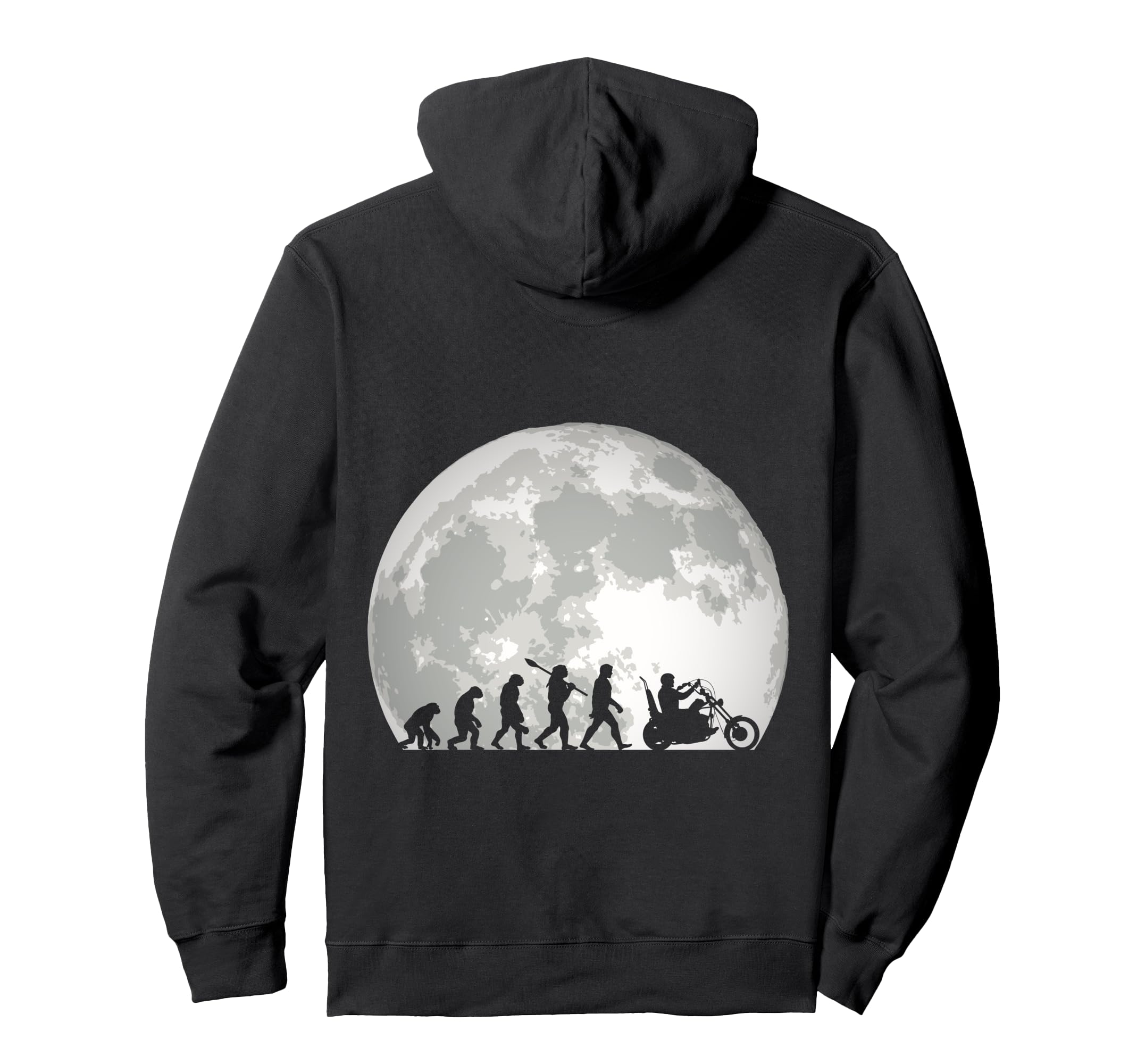 Motorcycle Evolution Chopper Biker Hoodie - Streetwear Style Unisex - T-Shirt, Sweatshirt, Hoodie