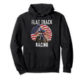 Flat Track Motorcycle Racing Hoodie - Casual Everyday Wear for Adults - T-Shirt, Sweatshirt, Hoodie