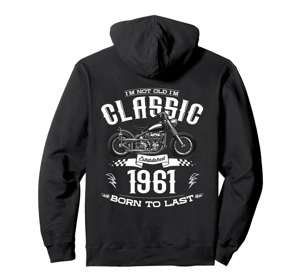 65Th Birthday Gift Motorcycle Hoodie - Minimalist Print Men Women - T-Shirt, Sweatshirt, Hoodie
