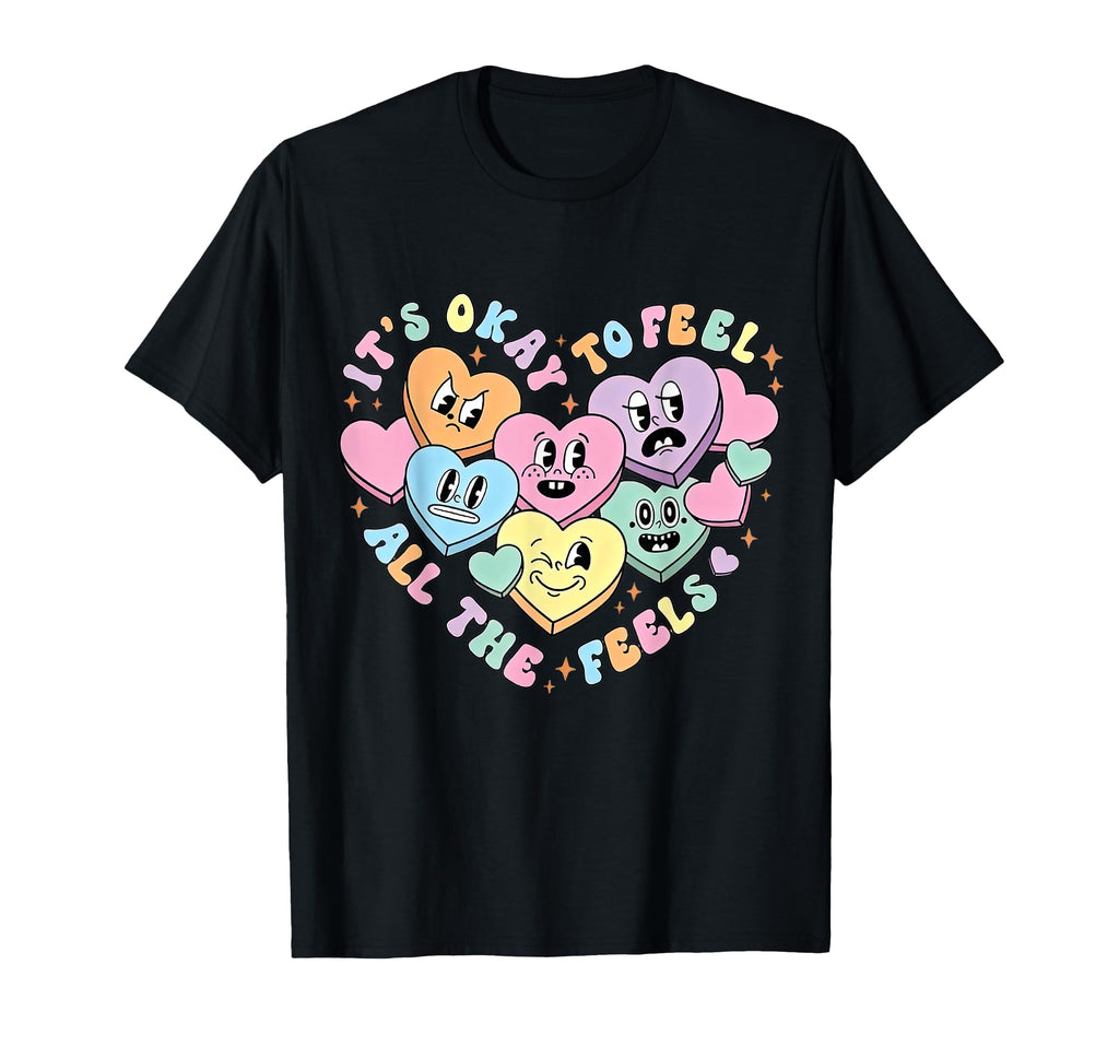 School Counselor Valentine Mental T-Shirt - Custom Art Print for Adults - T-Shirt, Sweatshirt, Hoodie