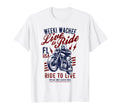 Weeki Wachee Florida Motorcycle Skull T-Shirt - Novelty Apparel Unisex - T-Shirt, Sweatshirt, Hoodie