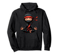 Meditation Ninja Yoga Pose Relaxing Hoodie - Trendy Graphic Men Women - T-Shirt, Sweatshirt, Hoodie