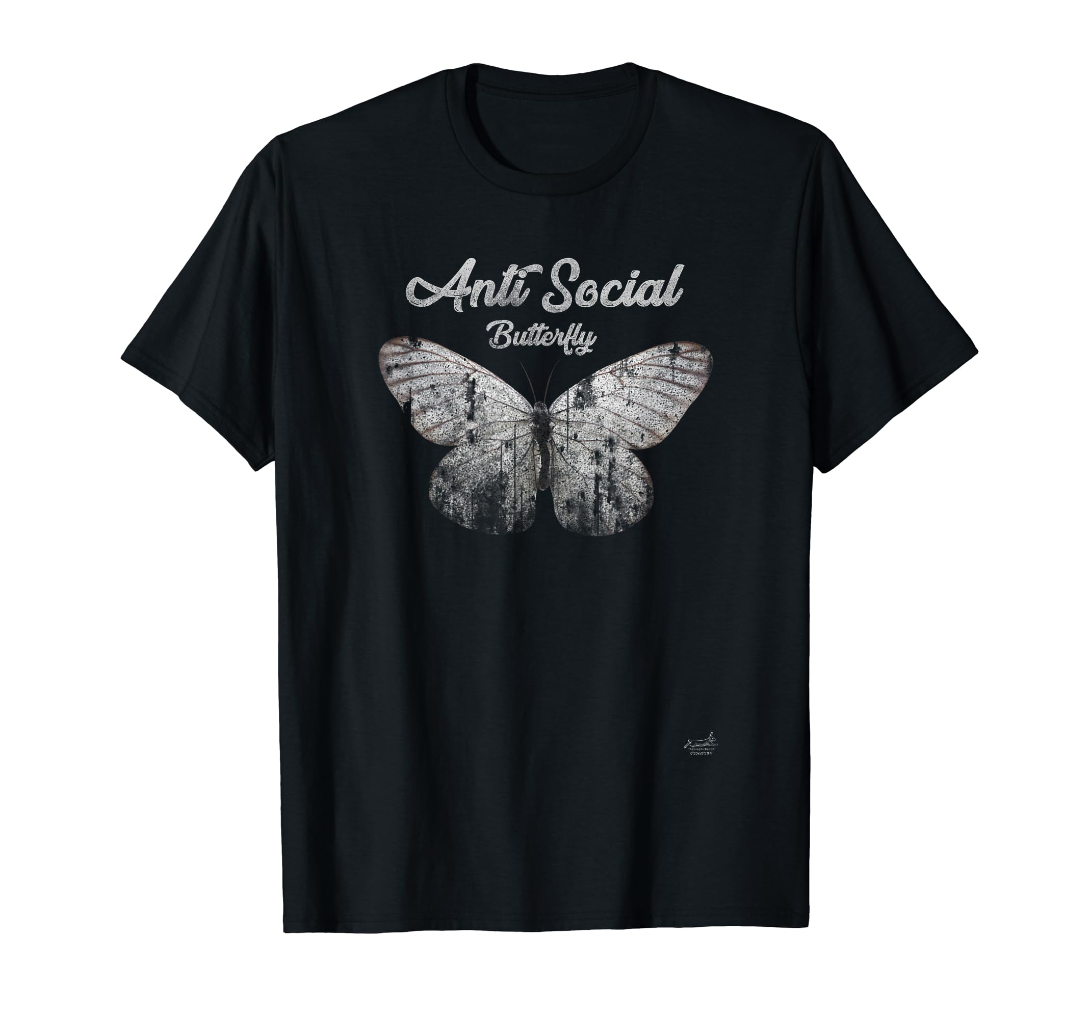 Anti Social Butterfly T-Shirt - Casual Everyday Wear Unisex - T-Shirt, Sweatshirt, Hoodie