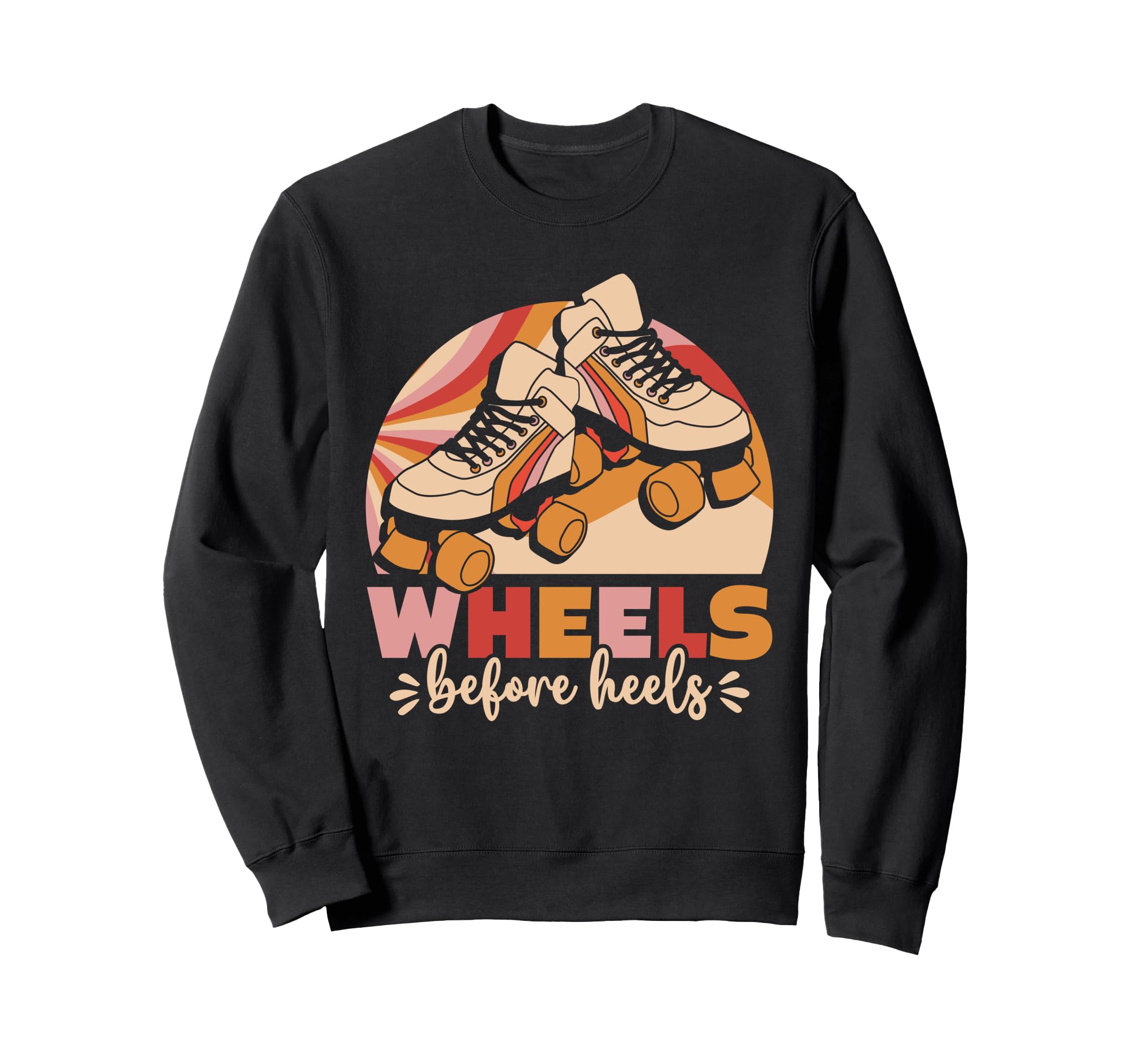 90S Roller Skating Wheels Before Sweatshirt - Custom Art Print for Adults - T-Shirt, Sweatshirt, Hoodie