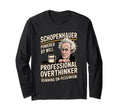Schopenhauer Professional Overthinker T-Shirt - Minimalist Print Unisex - T-Shirt, Sweatshirt, Hoodie