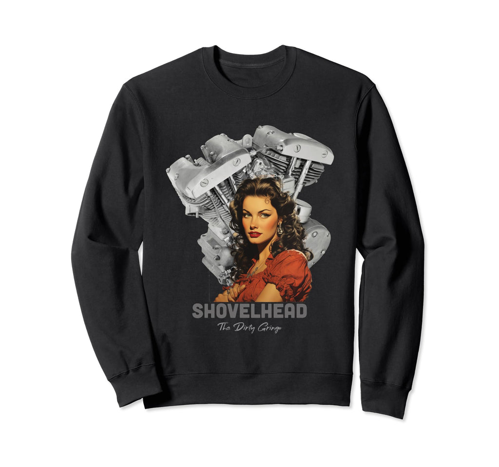 Hd Motorcycle Vtwin Shovelhead Sweatshirt - Casual Everyday Wear Men Women - T-Shirt, Sweatshirt, Hoodie