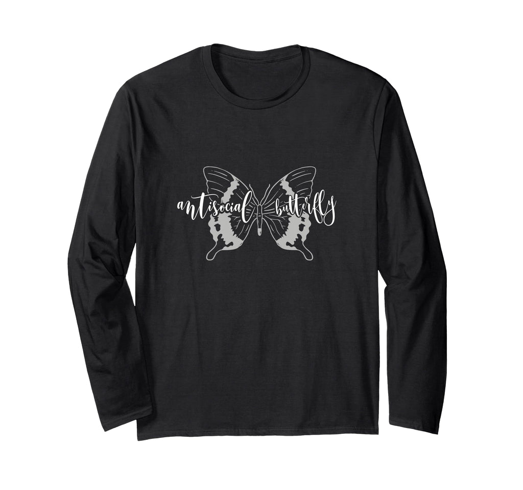 Anti Social Butterfly Funny Introvert T-Shirt - Novelty Apparel Men Women - T-Shirt, Sweatshirt, Hoodie