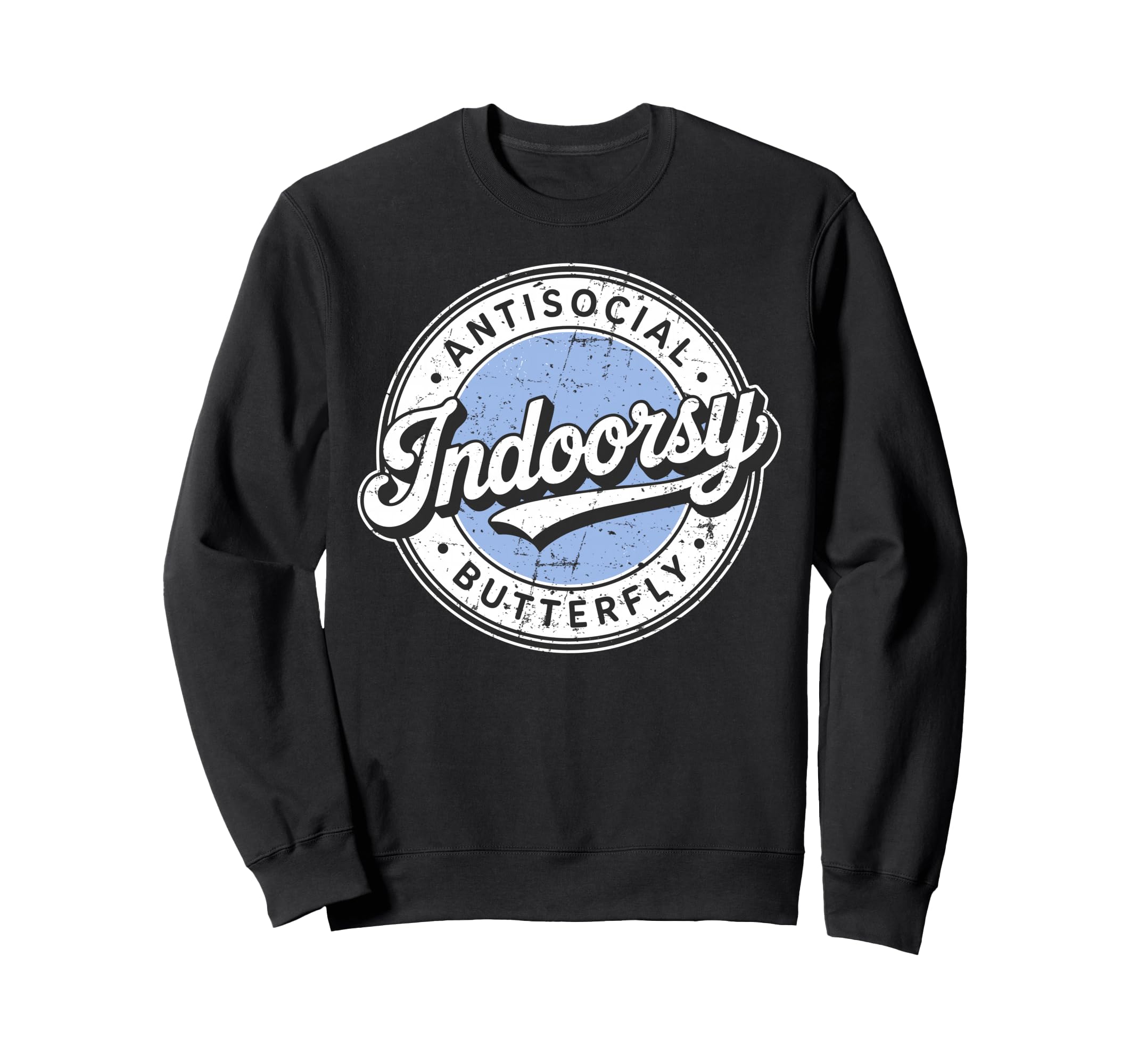 Badge Introvert Indoorsy Sweatshirt - Streetwear Style Men Women - T-Shirt, Sweatshirt, Hoodie