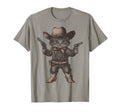 Cat Cowboy Hat Funny Western Kitten Cat T-Shirt - Aesthetic Graphic Unisex - T-Shirt, Sweatshirt, Hoodie