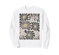 Dark Floral Pattern Boho Wildflowers Sweatshirt - Graphic Print Men Women - T-Shirt, Sweatshirt, Hoodie