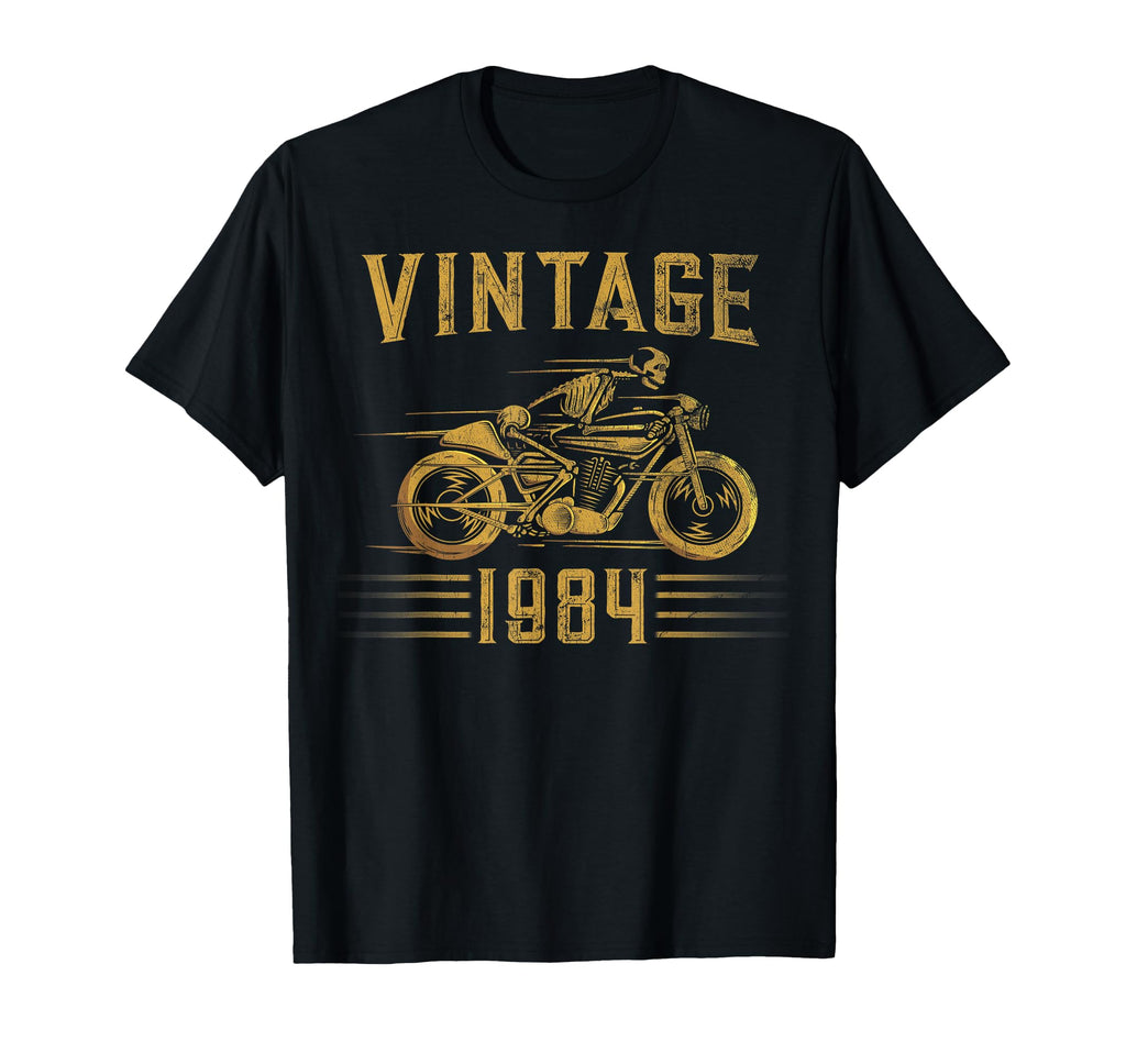 1984 Biker Motorcycle T-Shirt - Custom Art Print Men Women - T-Shirt, Sweatshirt, Hoodie