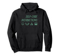 Fifth Sun Self Care Instructions Symbols Hoodie - Graphic Print Men Women - T-Shirt, Sweatshirt, Hoodie