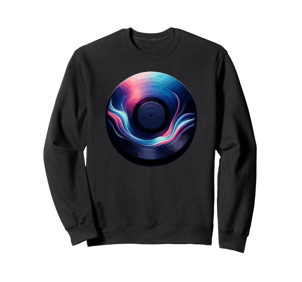 Music Vinyl Record Lover Gifts Hoodie - Custom Art Print Men Women - T-Shirt, Sweatshirt, Hoodie