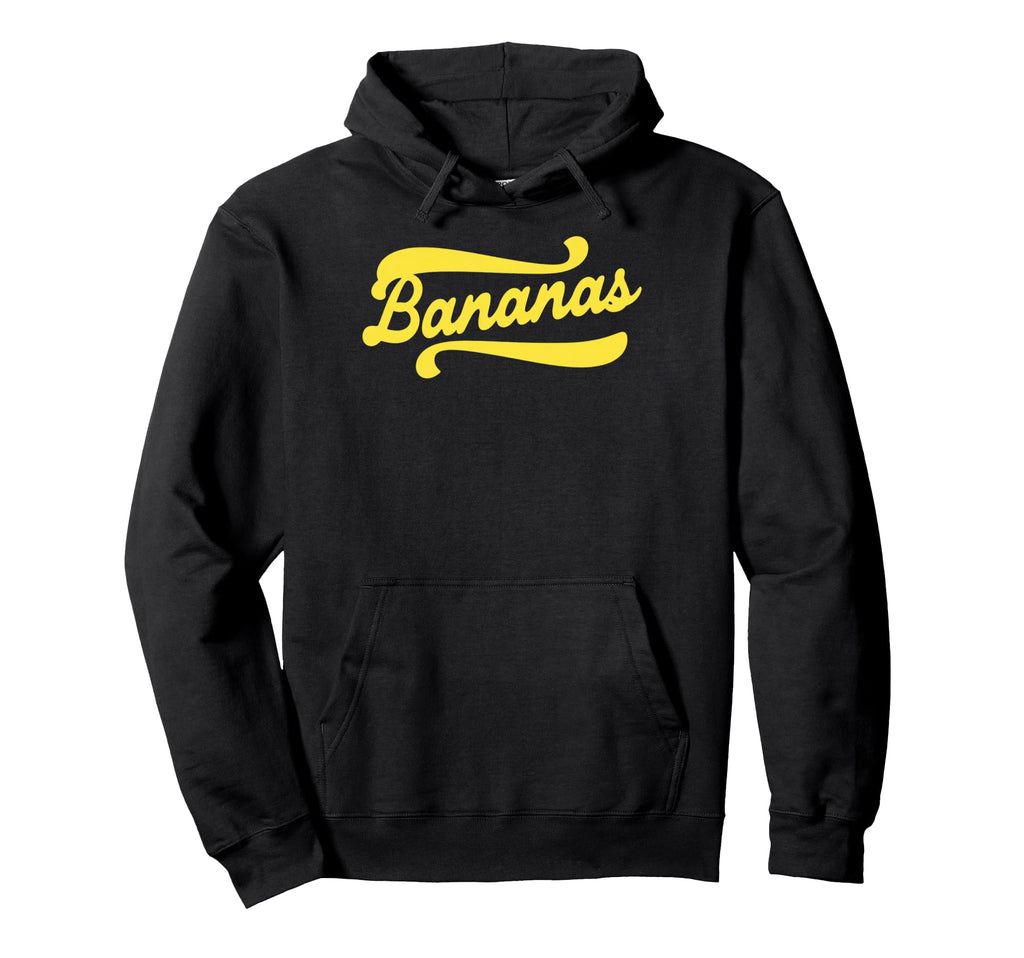 Playful Bananas Typography Hoodie - Trendy Graphic for Adults - T-Shirt, Sweatshirt, Hoodie